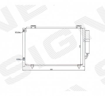 Радіатор кондиціонера Signeda RC940318K