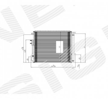 Радиатор кондиционера Signeda RC940391