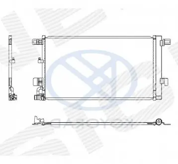 Радіатор кондиціонера Signeda RC941076