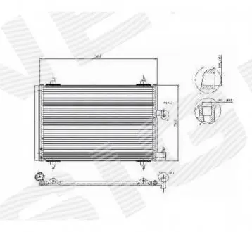 Радіатор кондиціонера Signeda RC94534