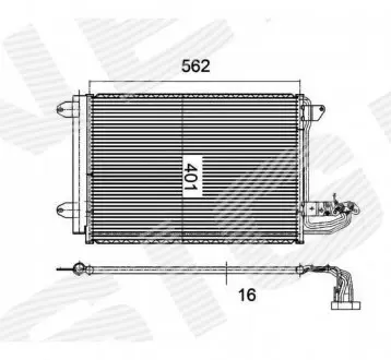 Радиатор кондиционера Signeda RC946844Q