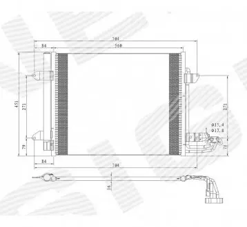 Радиатор кондиционера Signeda RC94690