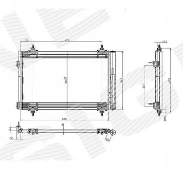 Радиатор кондиционера Signeda RC94826