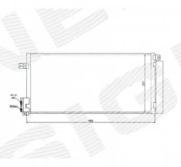 Радиатор кондиционера Signeda RC94899
