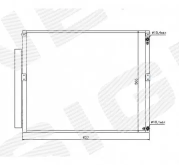 Радиатор кондиционера Signeda RC94919