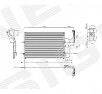 Радиатор кондиционера Signeda RC94926/94902