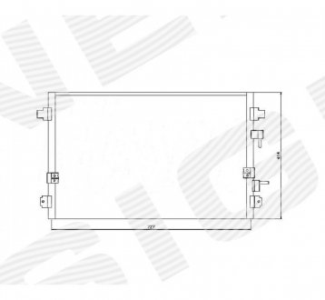 Радіатор кондиціонера Signeda RC95010/94906