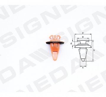 ПЛАСТМАССОВЫЕ ДЕРЖАТЕЛИ Signeda T1025(10)