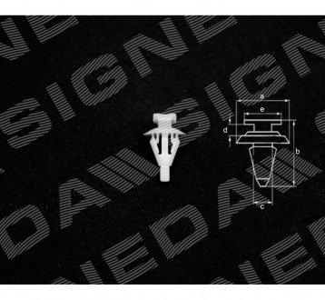 ПЛАСТМАССОВЫЕ ДЕРЖАТЕЛИ Signeda T1121(10) (фото 1)