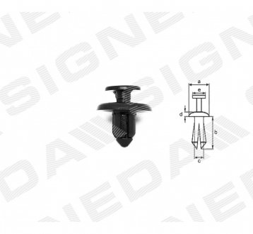 ПЛАСТМАССОВЫЕ ДЕРЖАТЕЛИ Signeda T1148(10)