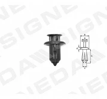 ПЛАСТМАССОВЫЕ ДЕРЖАТЕЛИ Signeda T1152(10)