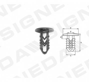 ПЛАСТМАССОВЫЕ ДЕРЖАТЕЛИ Signeda T1209(10)