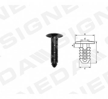 ПЛАСТМАССОВЫЕ ДЕРЖАТЕЛИ Signeda T1269(10)