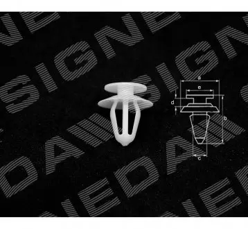 ПЛАСТМАССОВЫЕ ДЕРЖАТЕЛИ Signeda T1315(10)