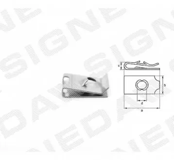 ПЛАСТМАССОВЫЕ ДЕРЖАТЕЛИ Signeda T1346(10)