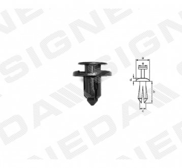 ПЛАСТМАССОВЫЕ ДЕРЖАТЕЛИ Signeda T1357(10) (фото 1)