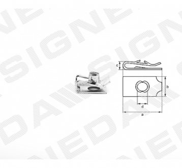 ПЛАСТМАССОВЫЕ ДЕРЖАТЕЛИ Signeda T1905(10) (фото 1)