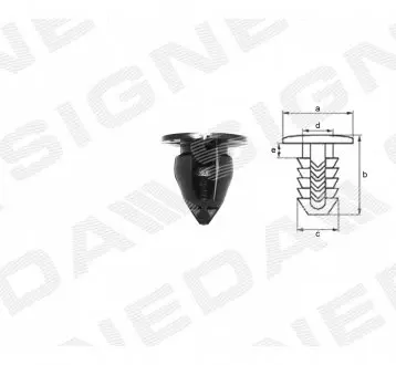 ПЛАСТМАССОВЫЕ ДЕРЖАТЕЛИ Signeda T1924(10)