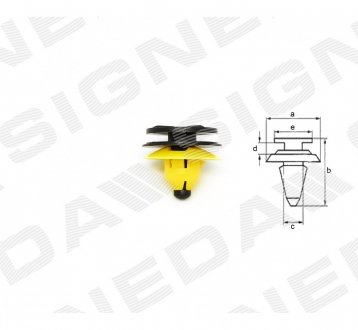 ПЛАСТМАССОВЫЕ ДЕРЖАТЕЛИ Signeda T2091(10)