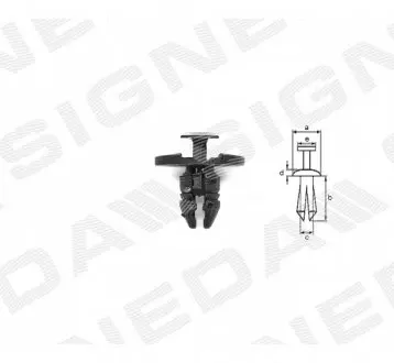 ПЛАСТМАССОВЫЕ ДЕРЖАТЕЛИ Signeda T2109(10)