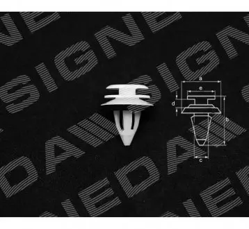 ПЛАСТМАССОВЫЕ ДЕРЖАТЕЛИ Signeda T2134(10)
