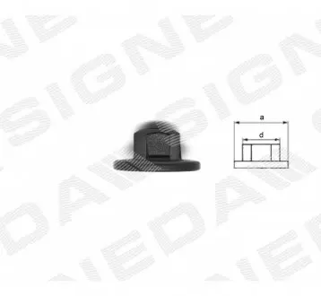 ПЛАСТМАССОВЫЕ ДЕРЖАТЕЛИ Signeda T2244(10)