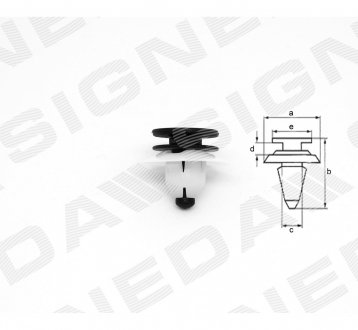 ПЛАСТМАССОВЫЕ ДЕРЖАТЕЛИ Signeda T2276(10)