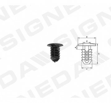 ПЛАСТМАССОВЫЕ ДЕРЖАТЕЛИ Signeda T2278(10)