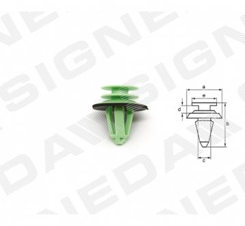 ПЛАСТМАССОВЫЕ ДЕРЖАТЕЛИ Signeda T2279(10)