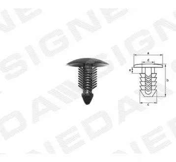 ПЛАСТМАССОВЫЕ ДЕРЖАТЕЛИ Signeda T370(10)