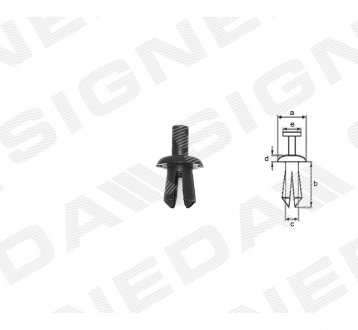 ПЛАСТМАССОВЫЕ ДЕРЖАТЕЛИ Signeda T373(10)