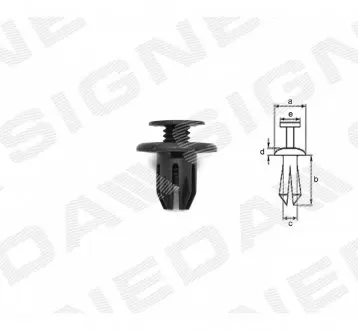 ПЛАСТМАССОВЫЕ ДЕРЖАТЕЛИ Signeda T392(10)