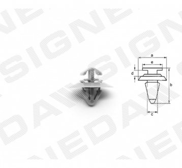 ПЛАСТМАССОВЫЕ ДЕРЖАТЕЛИ Signeda T490(10)