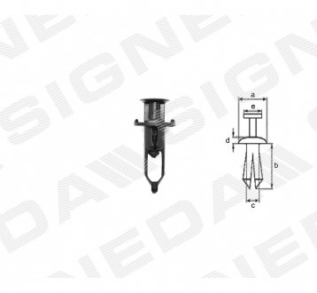 ПЛАСТМАССОВЫЕ ДЕРЖАТЕЛИ Signeda T647(10)