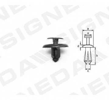 ПЛАСТМАССОВЫЕ ДЕРЖАТЕЛИ Signeda T665(10)