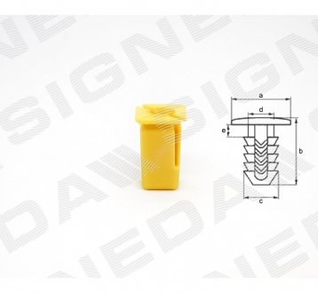 ПЛАСТМАССОВЫЕ ДЕРЖАТЕЛИ Signeda T675(10)