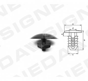 ПЛАСТМАССОВЫЕ ДЕРЖАТЕЛИ Signeda T677(10)