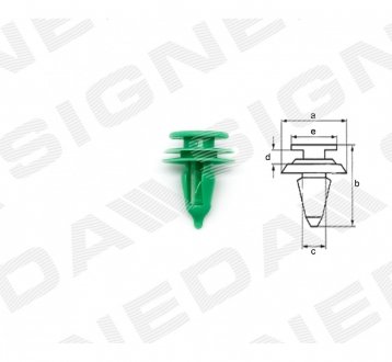 ПЛАСТМАССОВЫЕ ДЕРЖАТЕЛИ Signeda T738(10)