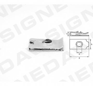 ПЛАСТМАССОВЫЕ ДЕРЖАТЕЛИ Signeda T763(10)