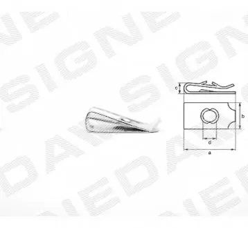 ПЛАСТМАССОВЫЕ ДЕРЖАТЕЛИ Signeda T771(10)