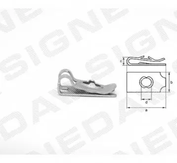ПЛАСТМАССОВЫЕ ДЕРЖАТЕЛИ Signeda T816(10)