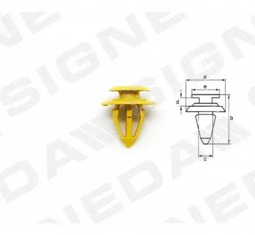 ПЛАСТМАССОВЫЕ ДЕРЖАТЕЛИ Signeda T859(10)