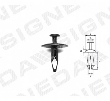 ПЛАСТМАССОВЫЕ ДЕРЖАТЕЛИ Signeda T973(10)