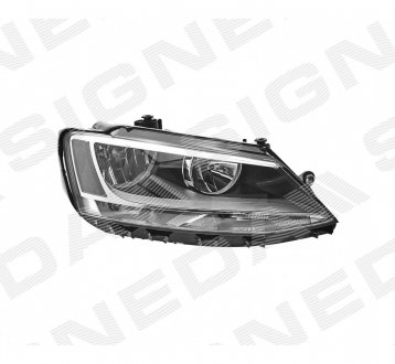 ПЕРЕДНЯ ФАРАVW JETTA, 11 - 15 Signeda ZVW111232R