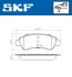 Колодки гальмівні SKF VKBP 80040 (фото 2)