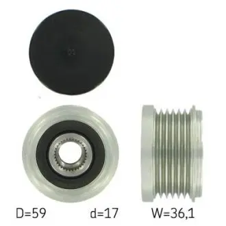 Муфта генератора SKF VKM 03203