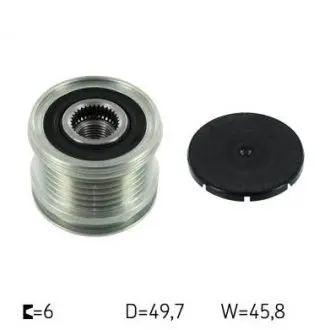 Шків генератора MERCEDES C(204/205)/E(212)/GLE(W166)/S(217/221/222)/SL(197)/Sprinter "1,8/6.2L "03>> SKF VKM 03810