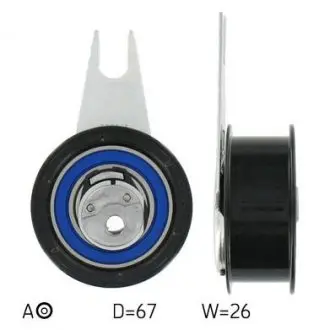 Ролик ременя грм натяжний audi/seat/vw 80/toledo/golf/passat "1,9l "91-99 SKF VKM11012