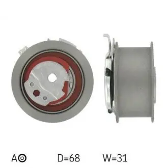 Ролик ременя грм натяжний audi/mitsubishi/seat/skoda/vw a4/lancer/superb/touran "2,0l "03>> SKF VKM11255