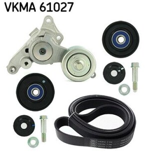 TOYOTA К-кт ГРМ (ролики + ремінь + кріплення) HILUX VI (N1) 2.5 D-4D 01-05 SKF VKMA 61027